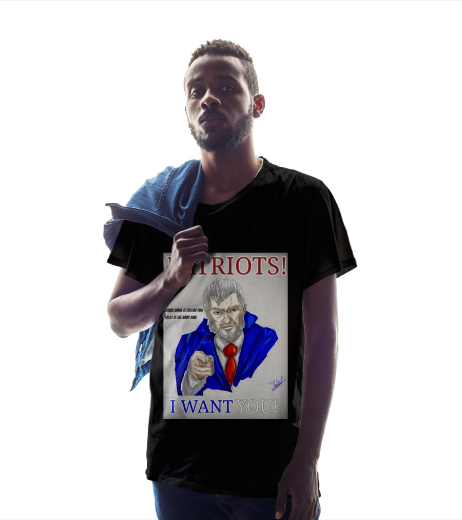 Patriots Solidus Snake Is Calling You Enlist In The Army Now I Want You T-Shirt