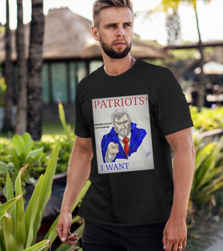 Patriots Solidus Snake Is Calling You Enlist In The Army Now I Want You T-Shirt