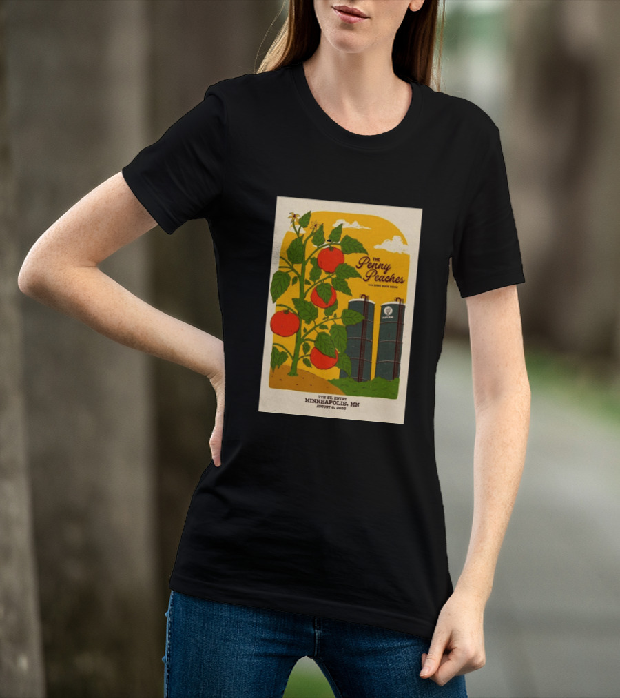 Penny Peaches With Loose Rope Series 7th Street Entry Minneapolis MN August 8 2026 T-Shirt