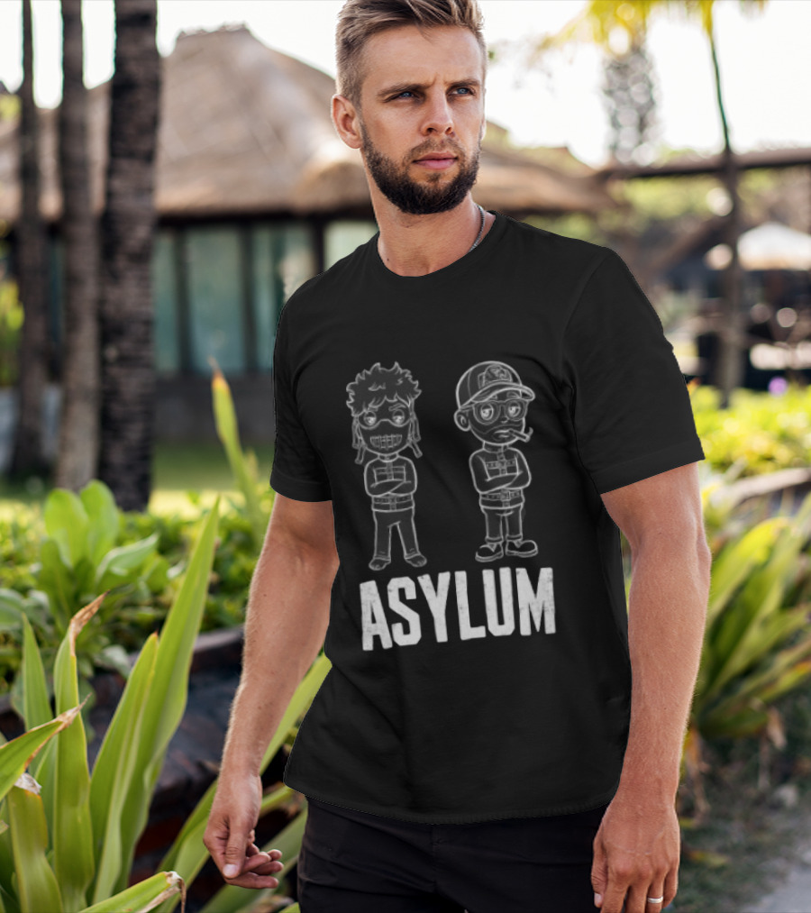 Asylum Remake Store Cartoon Characters T-Shirt