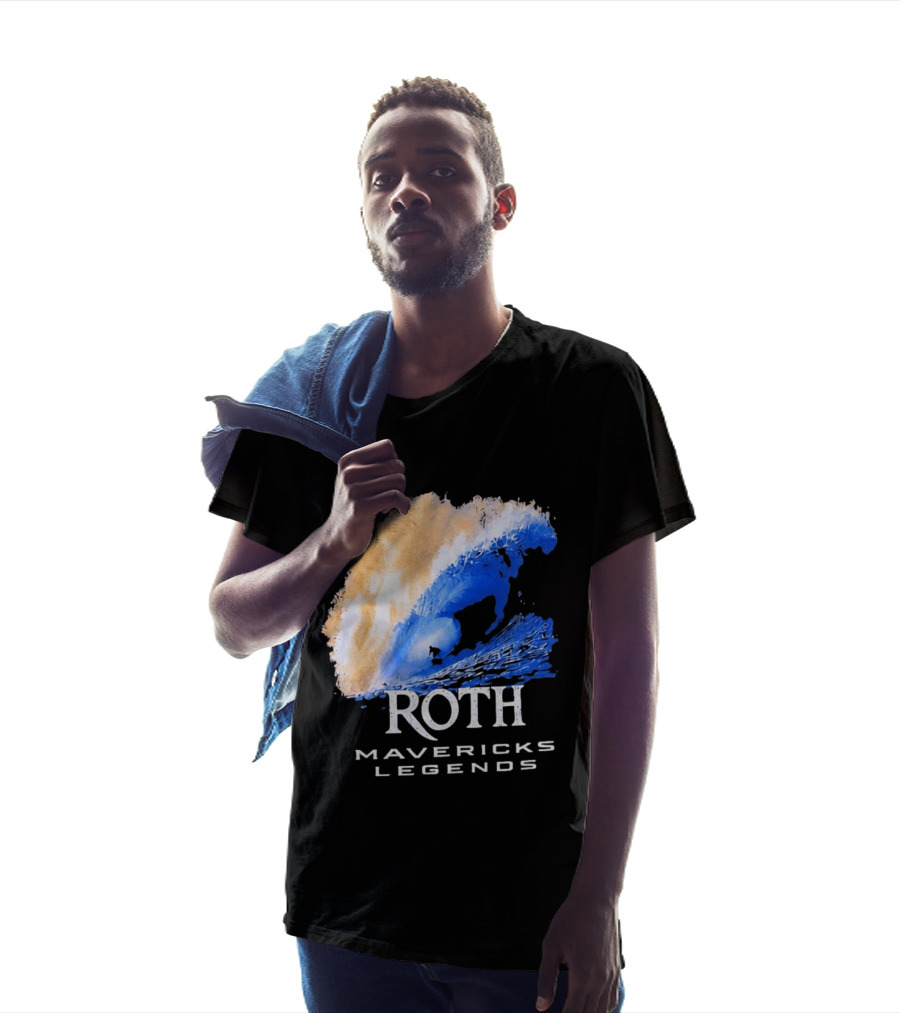 Roth Mavericks Legends Surfing Big Wave Iconography T-Shirt