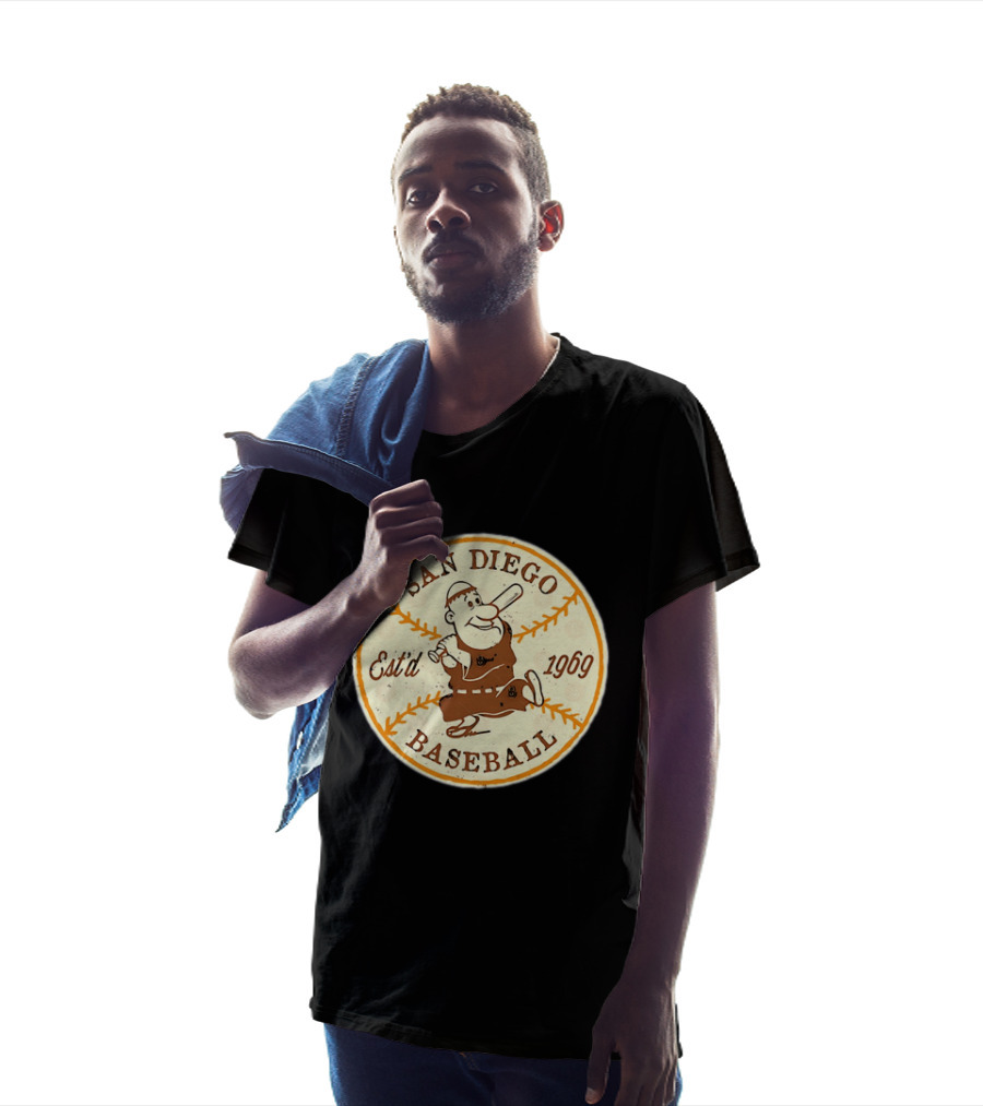 San Diego Padres Swinging Friar Est’d 1969 T-Shirt