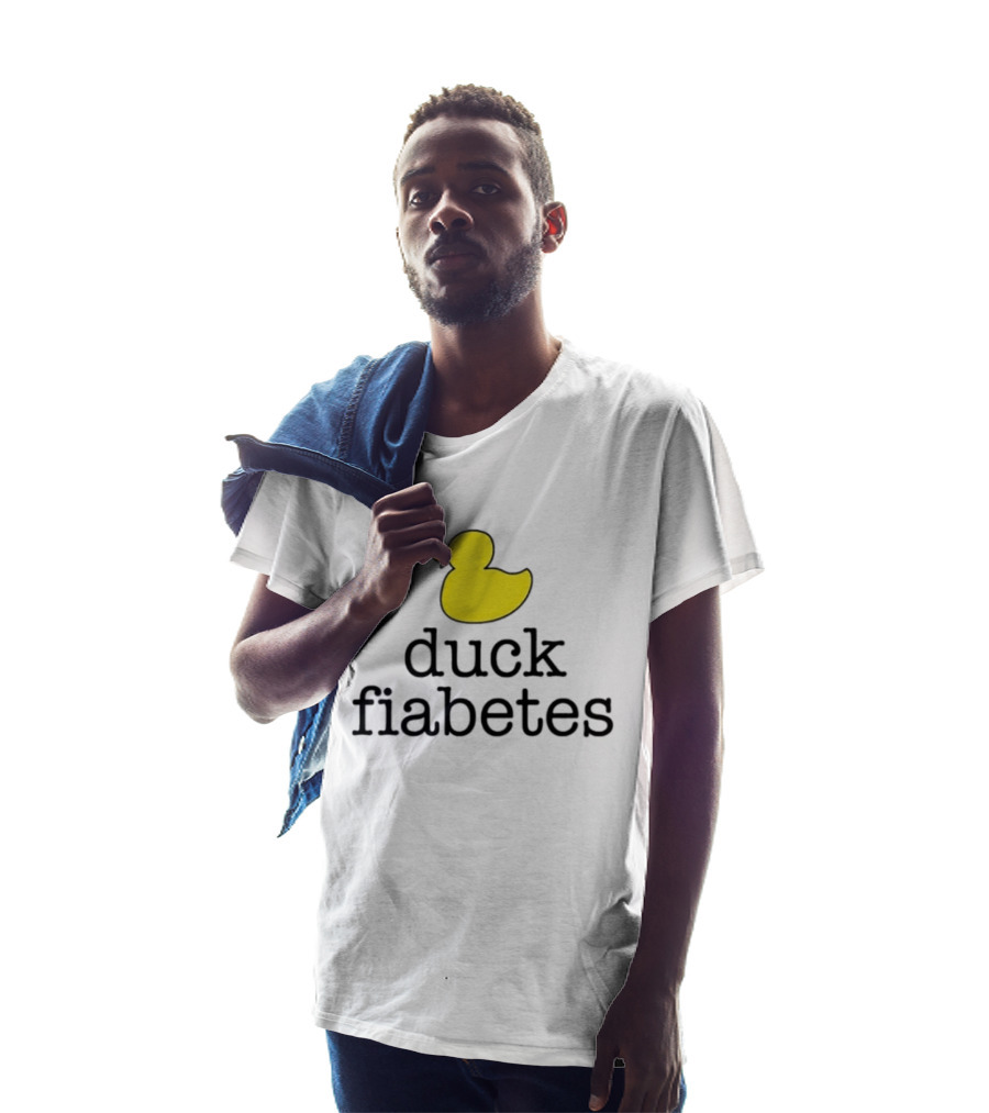 Duck Fiabetes Yellow Rubber Duck Diabetes Awareness T-Shirt