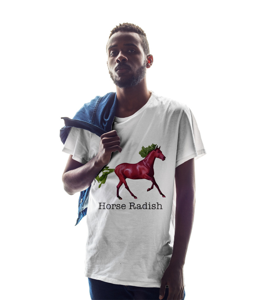 Horse Radish Vegetable Pun Humor T-Shirt