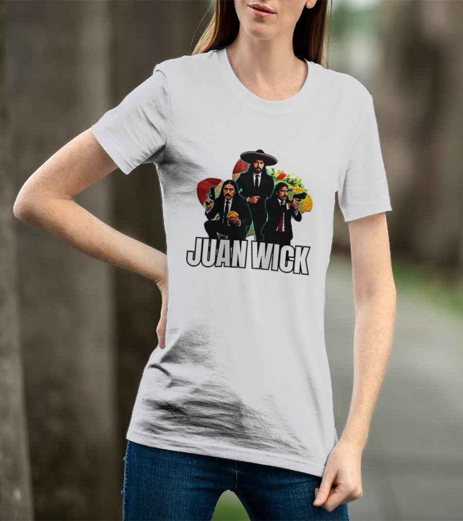 Juan Wick John Wick Taco Sombrero Mexican T-Shirt