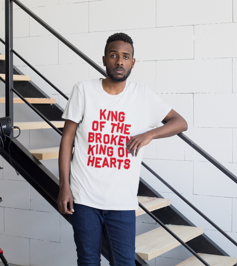 King Of The Broken King Of Hearts Bold Red T-Shirt