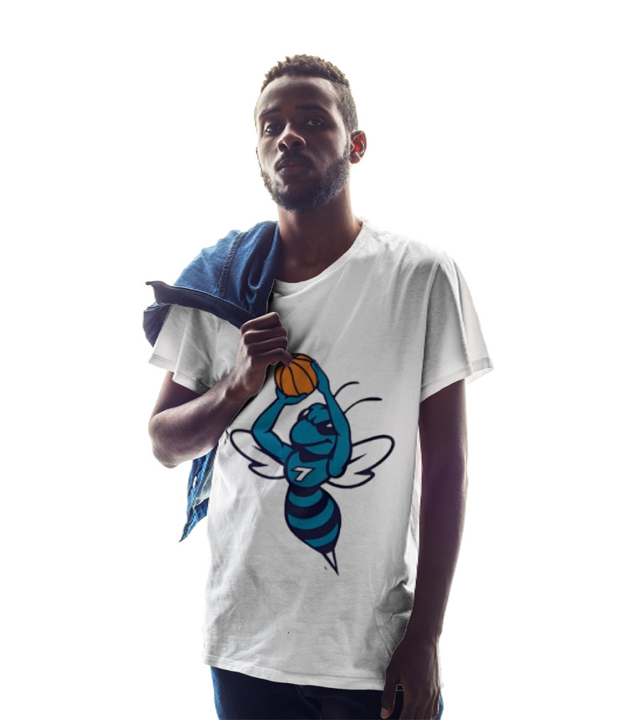 Original Charlotte Hornets Basketball Hornet Shooter T-Shirt