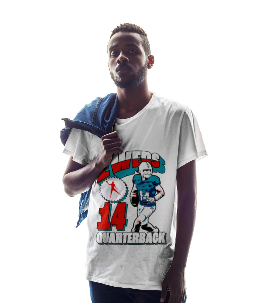 Quinn Ewers Miami Dolphins 14 Football Quarterback T-Shirt