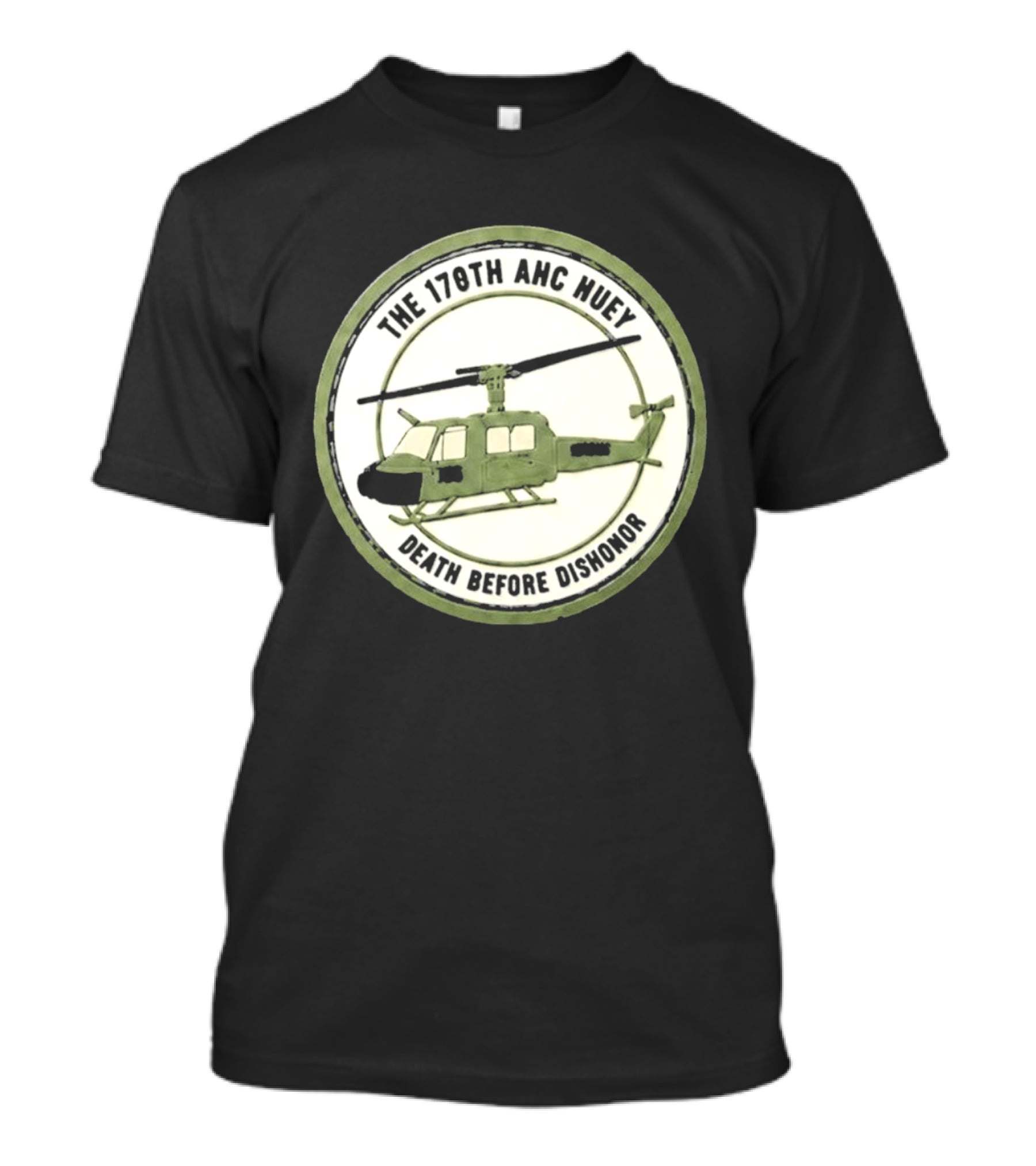 The 178th AHC Huey Death Before Dishonor Helicopter T-Shirt