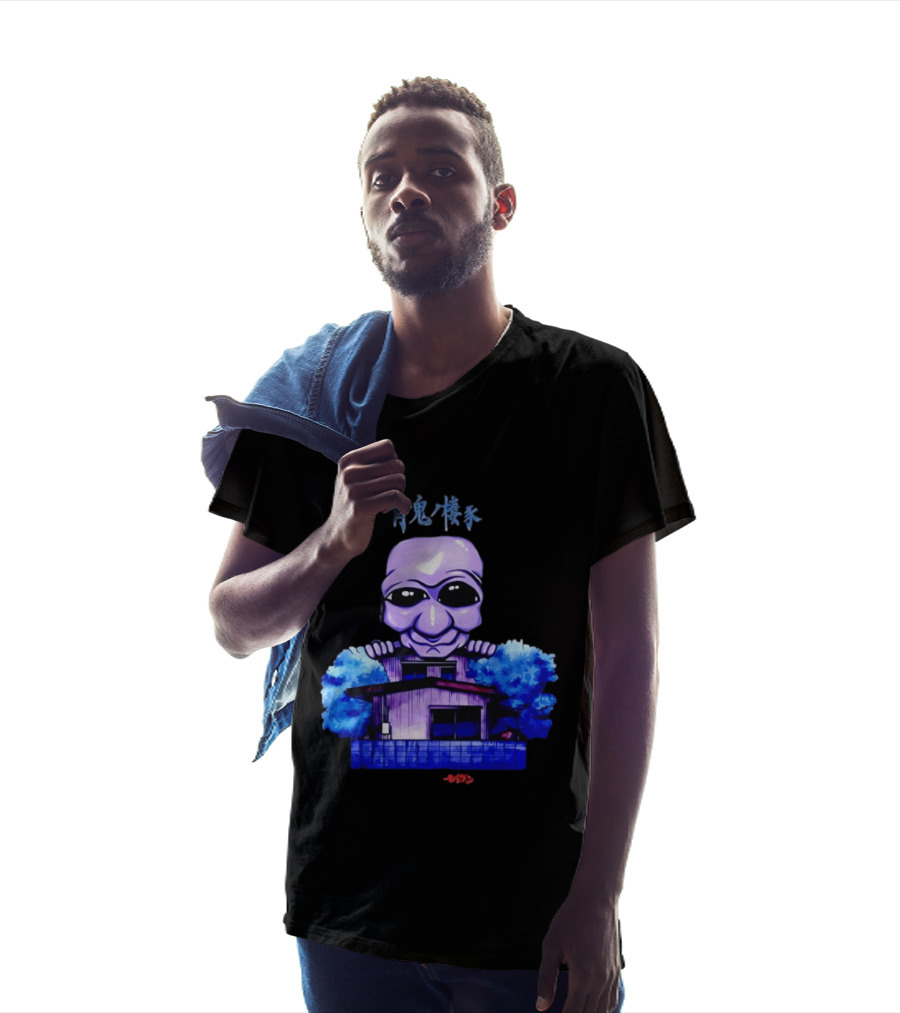 Ao Oni Horror House Anime Collaboration Featuring Moiun T-Shirt