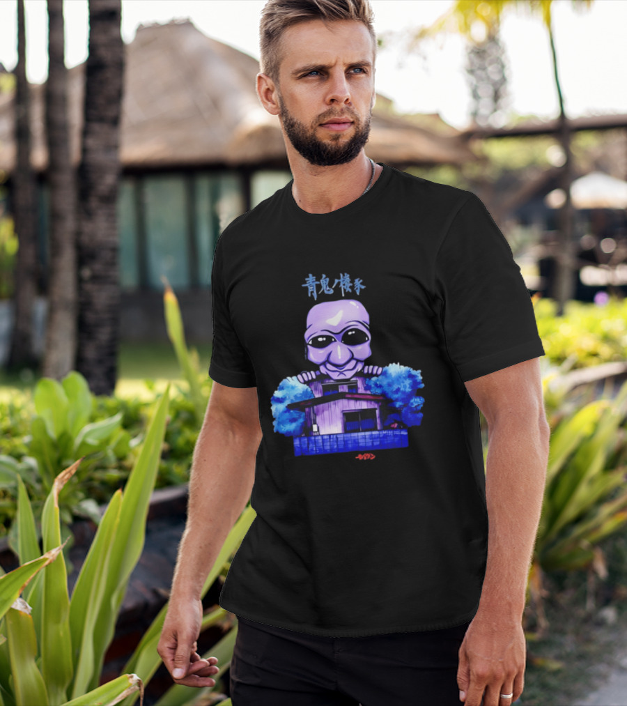 Ao Oni Horror House Anime Collaboration Featuring Moiun T-Shirt
