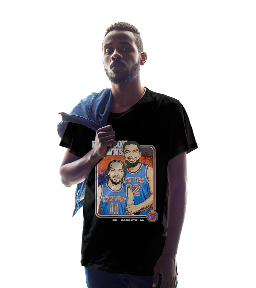Brunson Towns NBA New York Knicks 11 32 Knicks Step Brothers T-Shirt