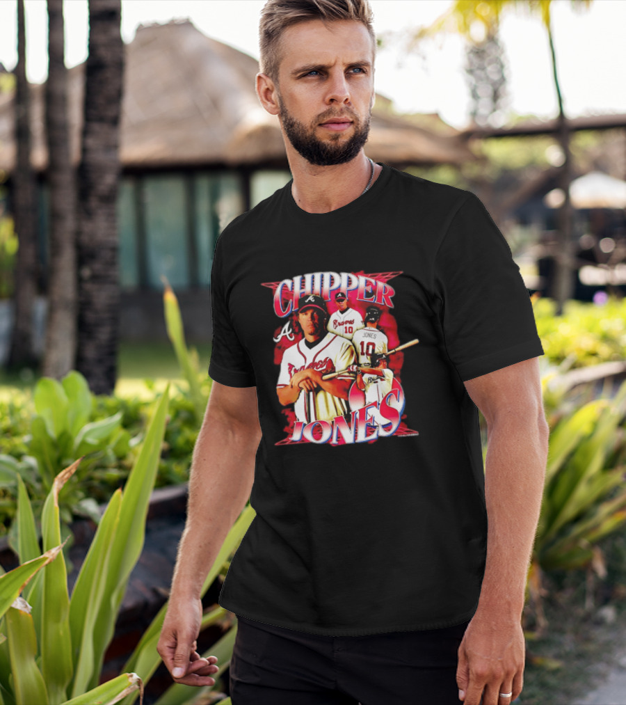 Chipper Jones Atlanta Braves Number 10 MLB Legend T-Shirt