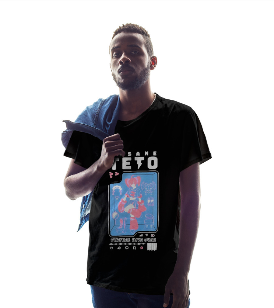 Kasane Teto Virtual Diva 0401 Vocaloid Anime Accessories And Outfit Collection T-Shirt