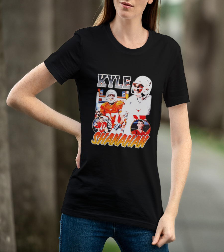 Kyle Shanahan Texas Longhorns Football Legend Player Number 17 T-Shirt