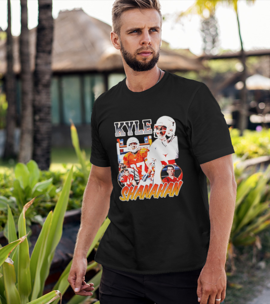 Kyle Shanahan Texas Longhorns Football Legend Player Number 17 T-Shirt