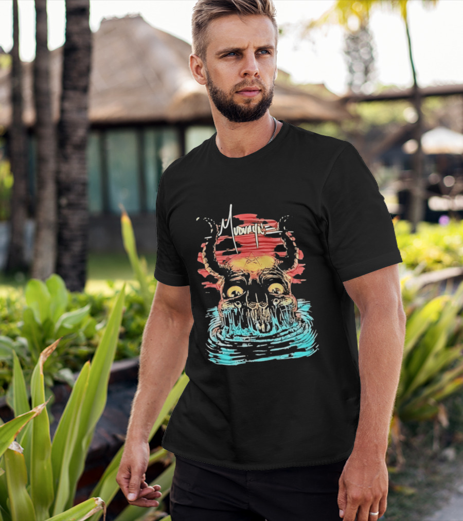 Mudvayne Skull Horns Water Heavy Metal T-Shirt