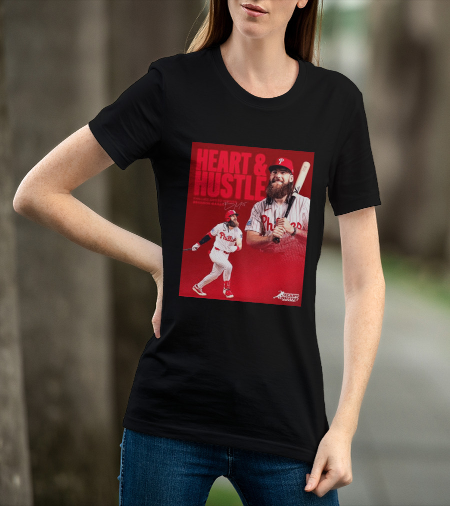 Philadelphia Phillies Heart & Hustle Award Winner Brandon Marsh T-Shirt