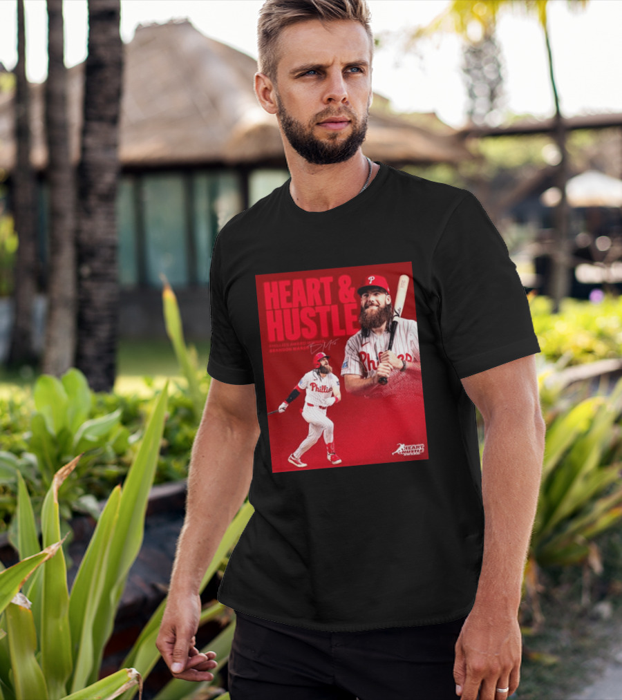 Philadelphia Phillies Heart & Hustle Award Winner Brandon Marsh T-Shirt