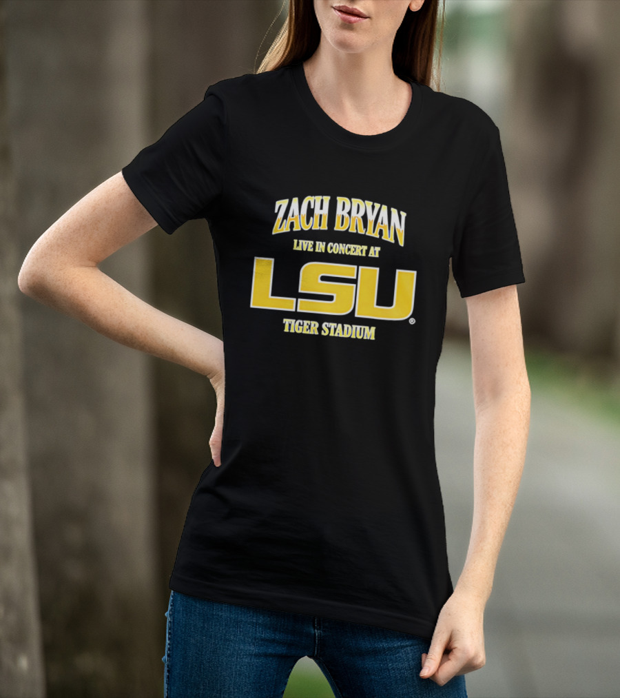 Zach Bryan Live In Concert At LSU Tiger Stadium T-Shirt