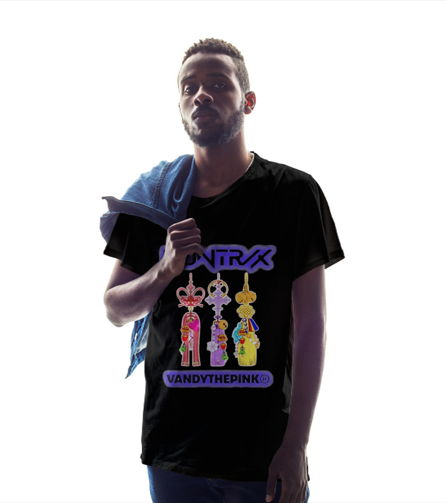 Huntrax Vandythepink Colorful Decorative Charms T-Shirt