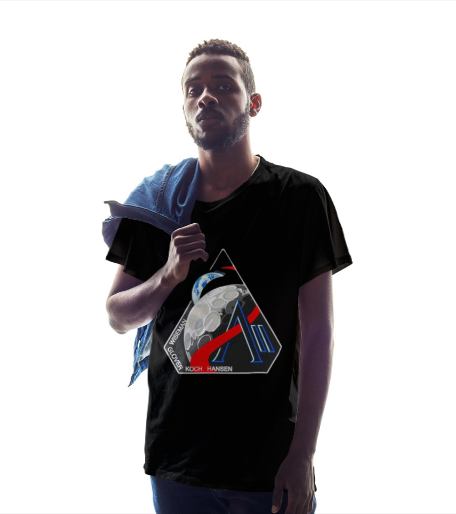 NASA Artemis 2 Mission Wiseman Glover Koch Hansen Moon Earth T-Shirt