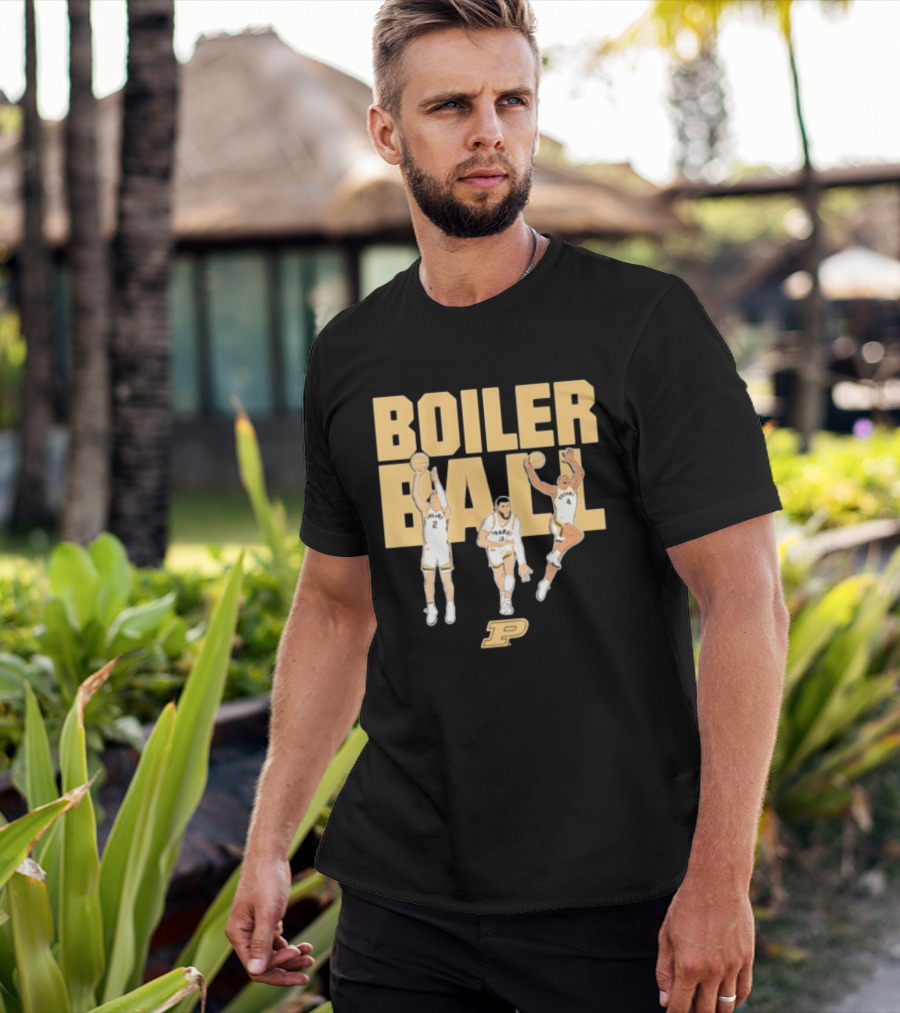Braden Smith Fletcher Loyer Trey Kaufman Renn Purdue Basketball Boiler Ball T-Shirt