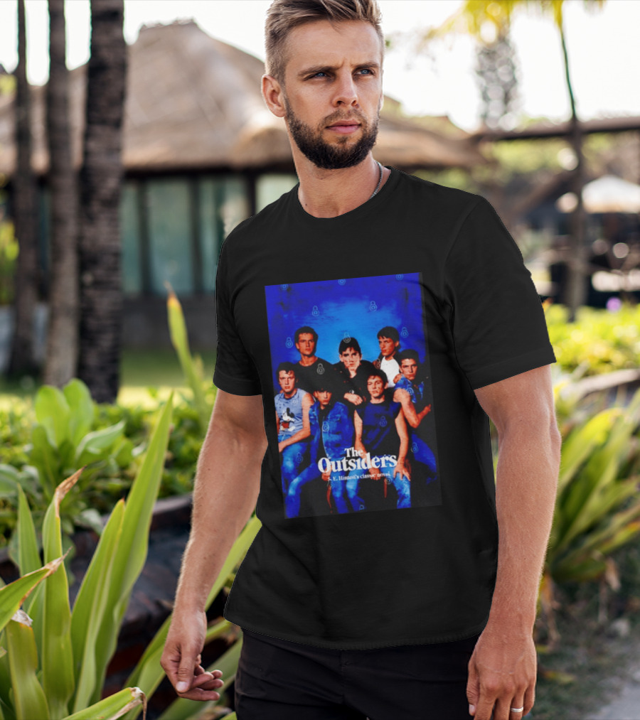 The Outsiders S E Hinton's Classic Novel Cover Group T-Shirt