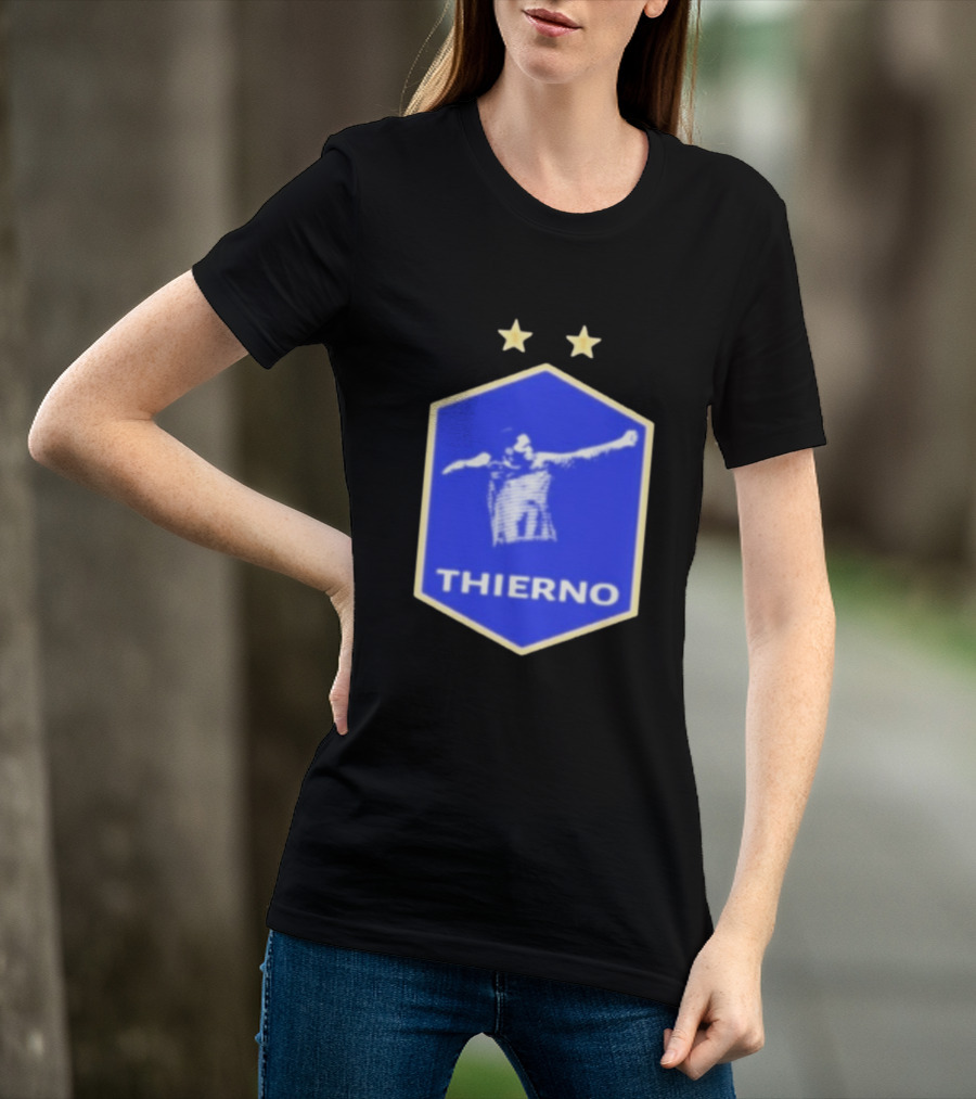 Thierno Barry Everton FC Two Stars Blue Crest T-Shirt