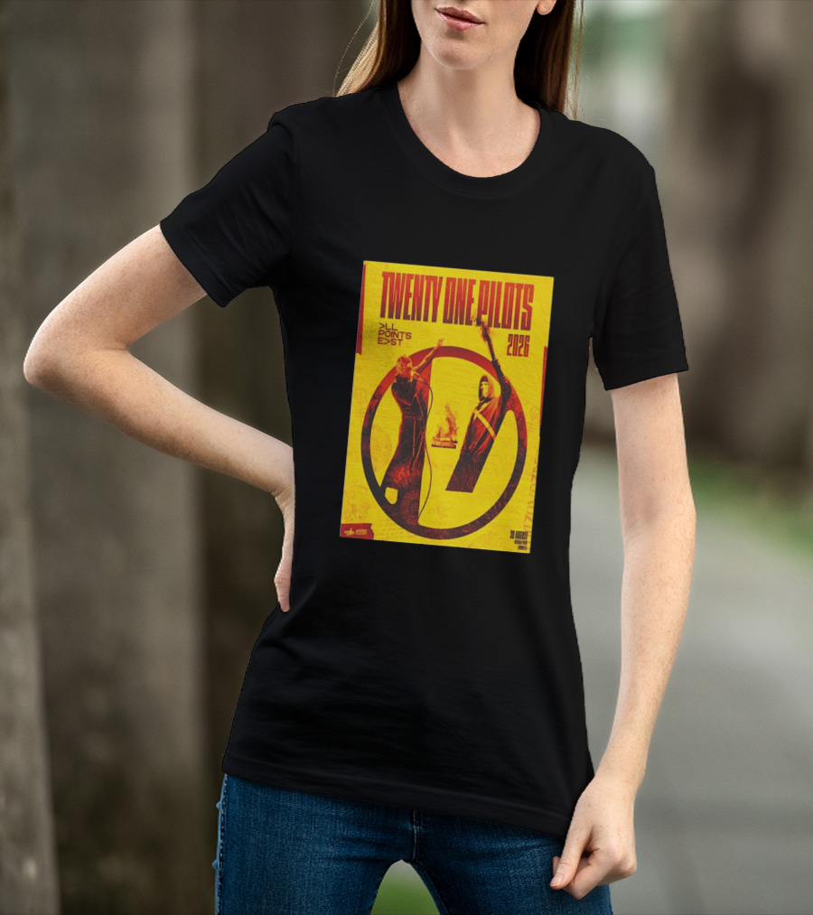 Twenty One Pilots All Points East 2026 Victoria Park London August 30 Tour T-Shirt