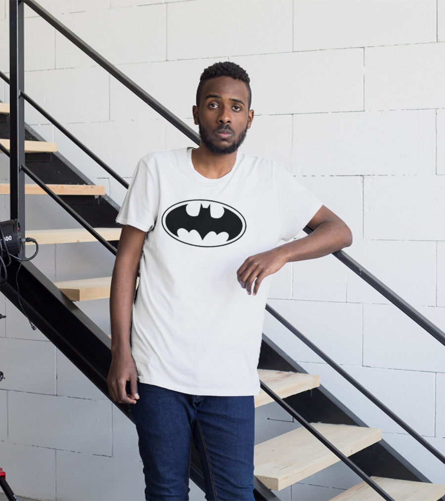Batman Oval Classic Superhero T-Shirt