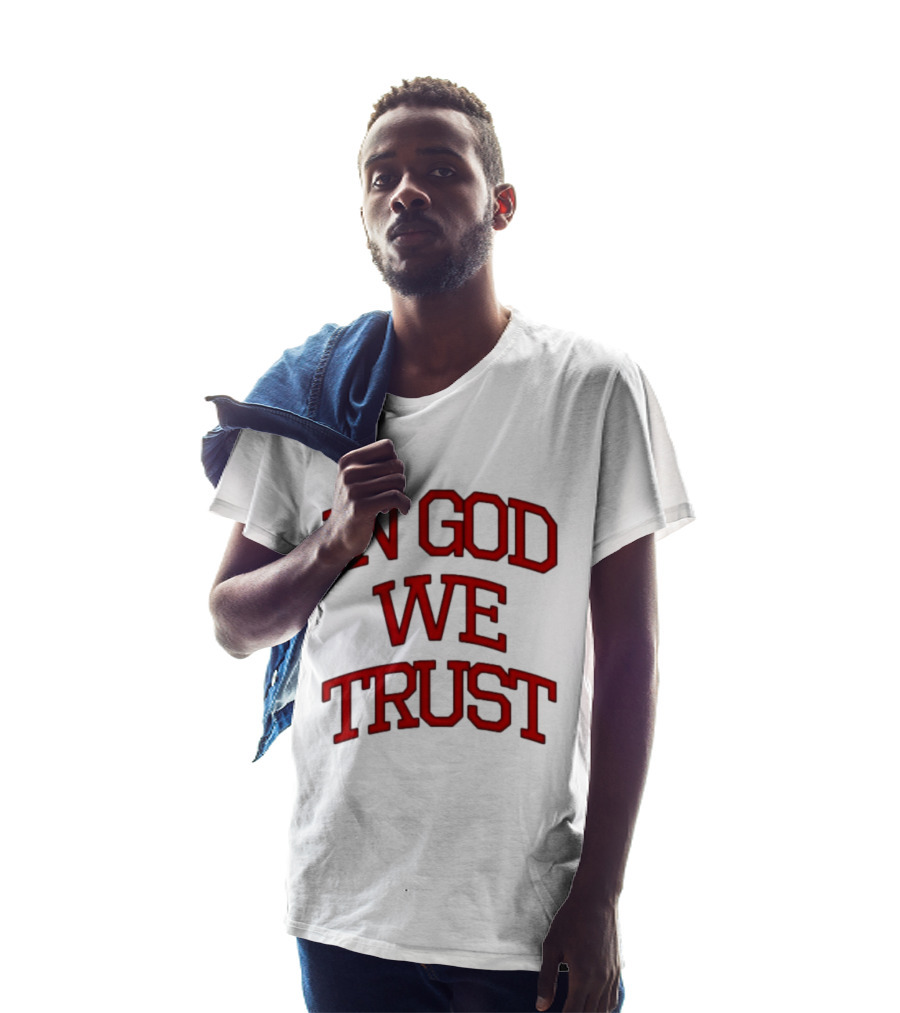 In God We Trust Bold Red T-Shirt