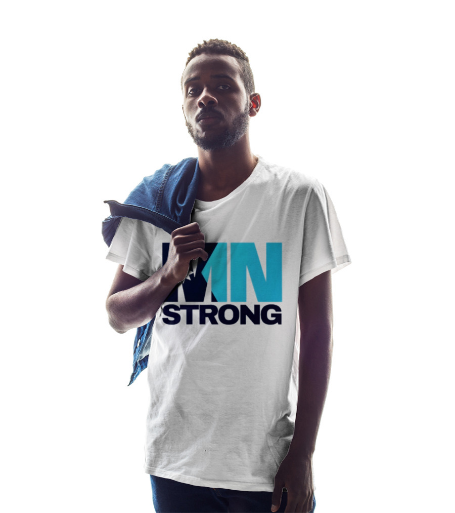 MN Strong Minneapolis Minnesota Kiss Cut Star T-Shirt