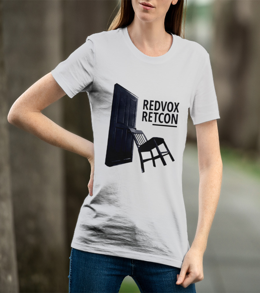 Red Vox Retcon Album Door And Chair T-Shirt