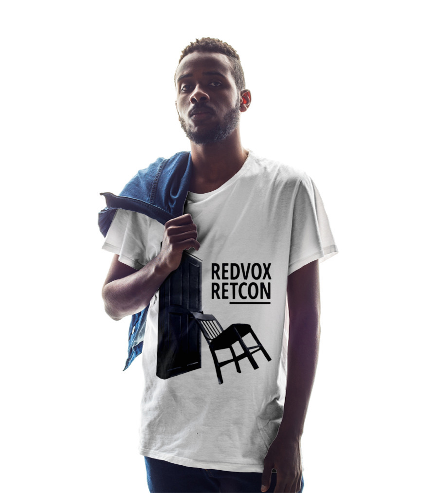 Red Vox Retcon Album Door And Chair T-Shirt