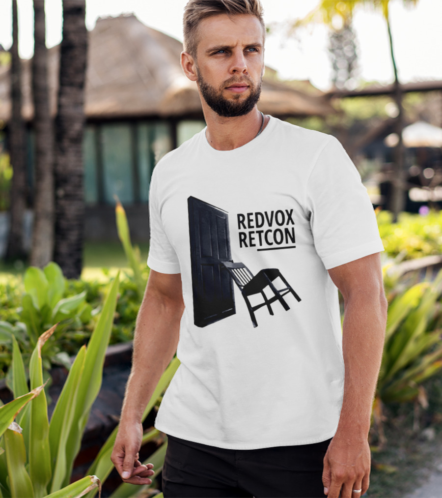 Red Vox Retcon Album Door And Chair T-Shirt