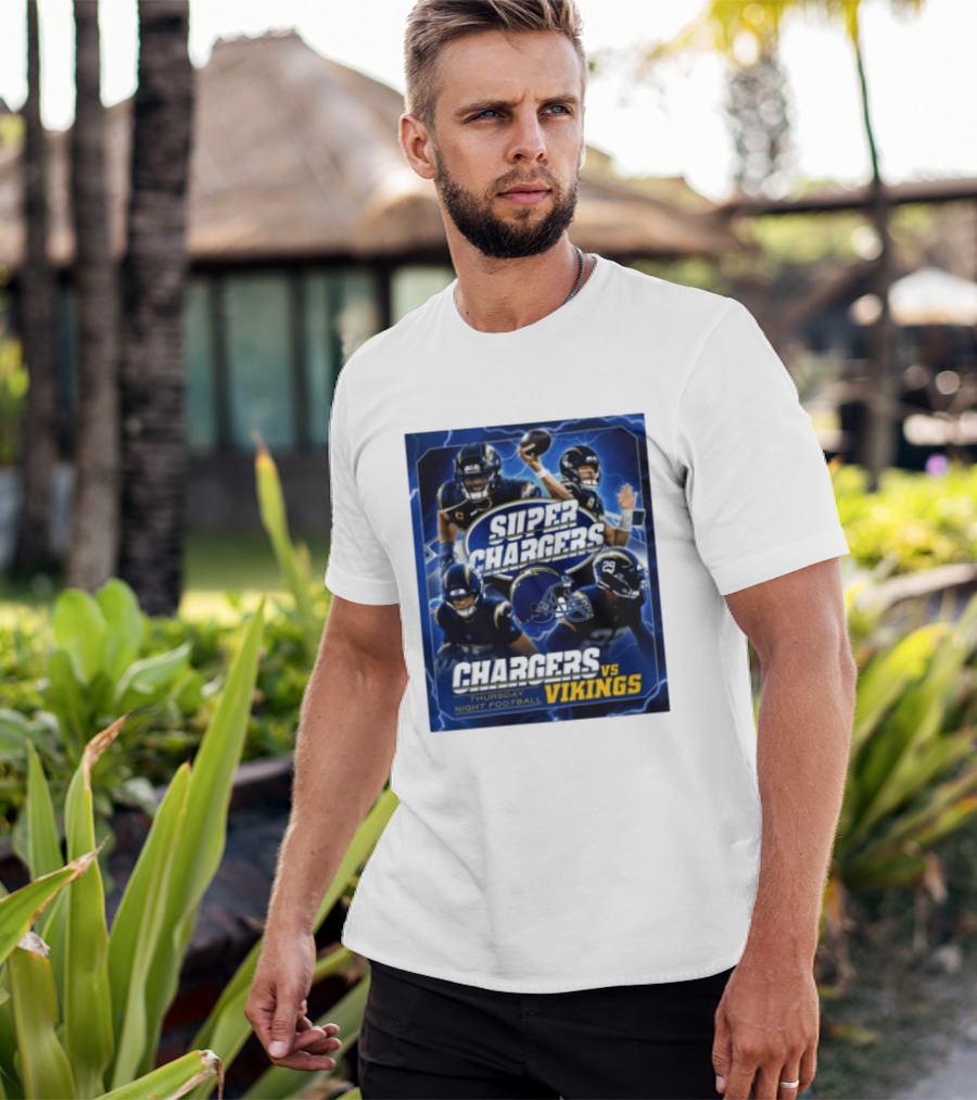 Super Chargers Vs Vikings Thursday Night Football 2025 T-Shirt