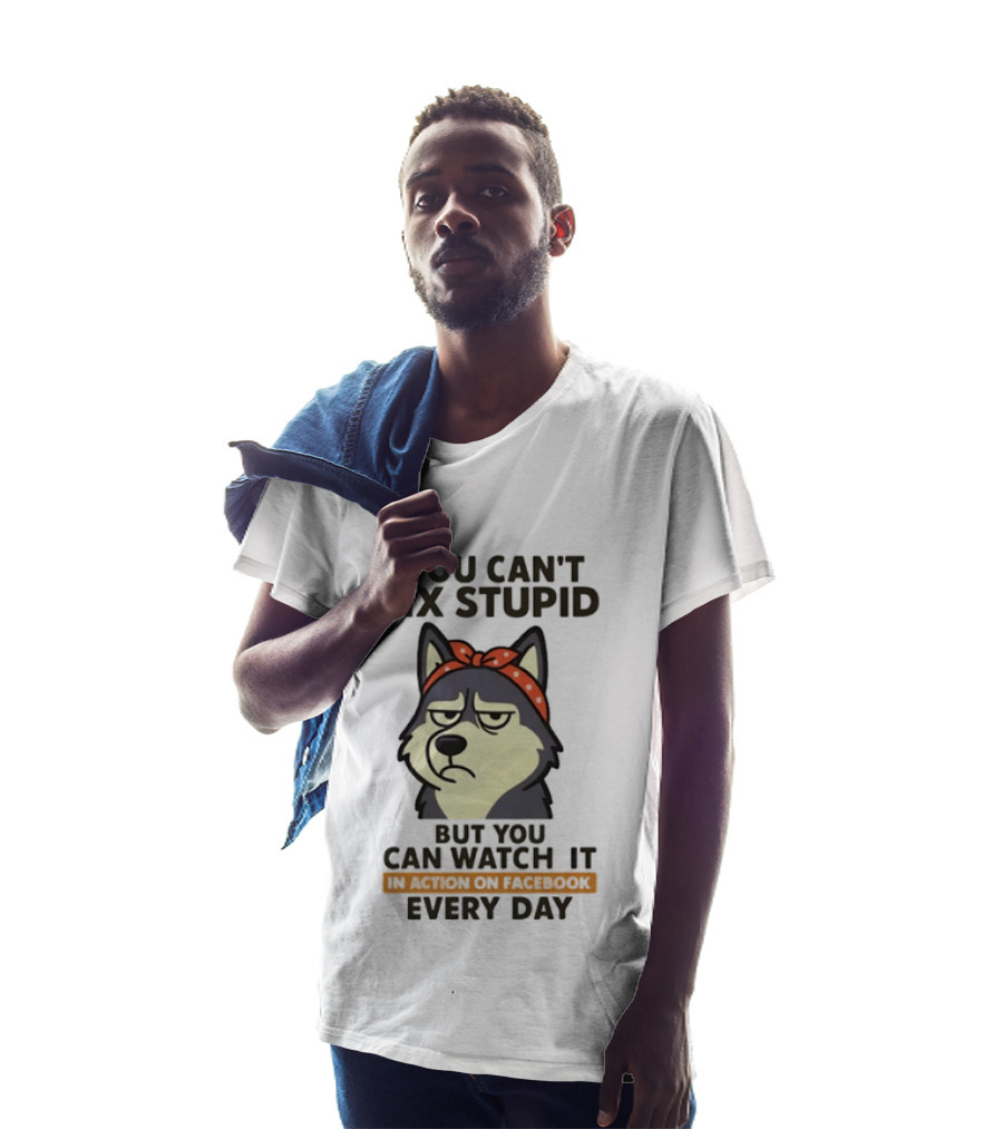 You Can't Fix Stupid But You Can It Every Day Husky T-Shirt