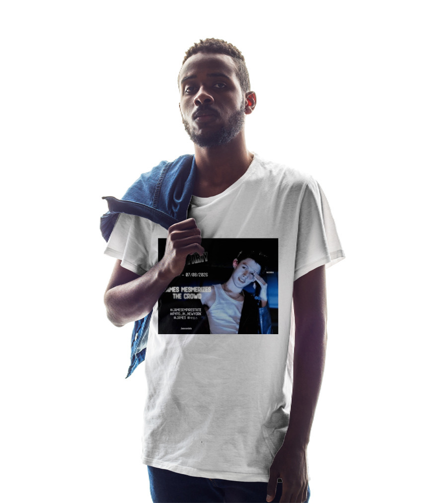 Hashtag Party With James PYPD Tour New York Crowd Mesmerized 07/08/2026 T-Shirt