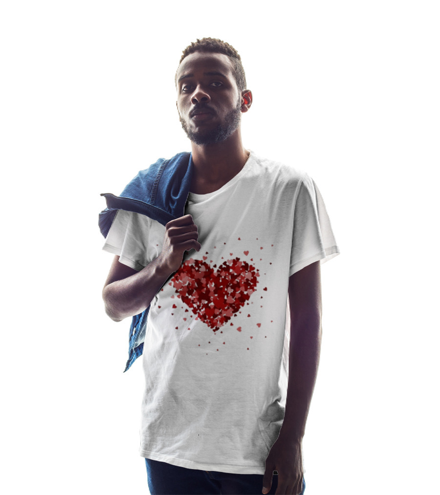 Romantic Valentine Tiny Hearts Xoxo Love T-Shirt