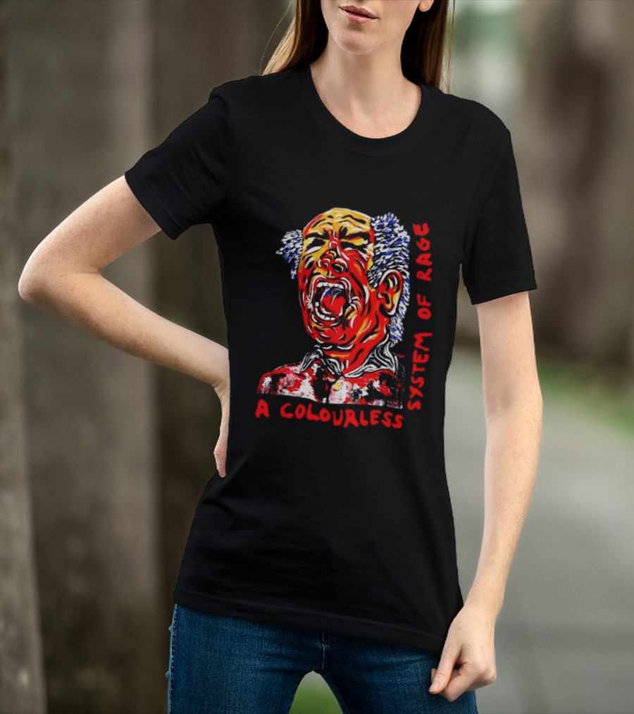 A Colourless System Of Rage Screaming Face T-Shirt