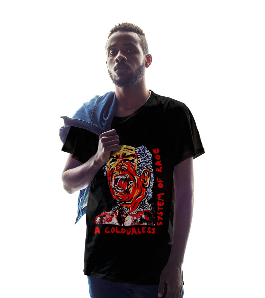 A Colourless System Of Rage Screaming Face T-Shirt