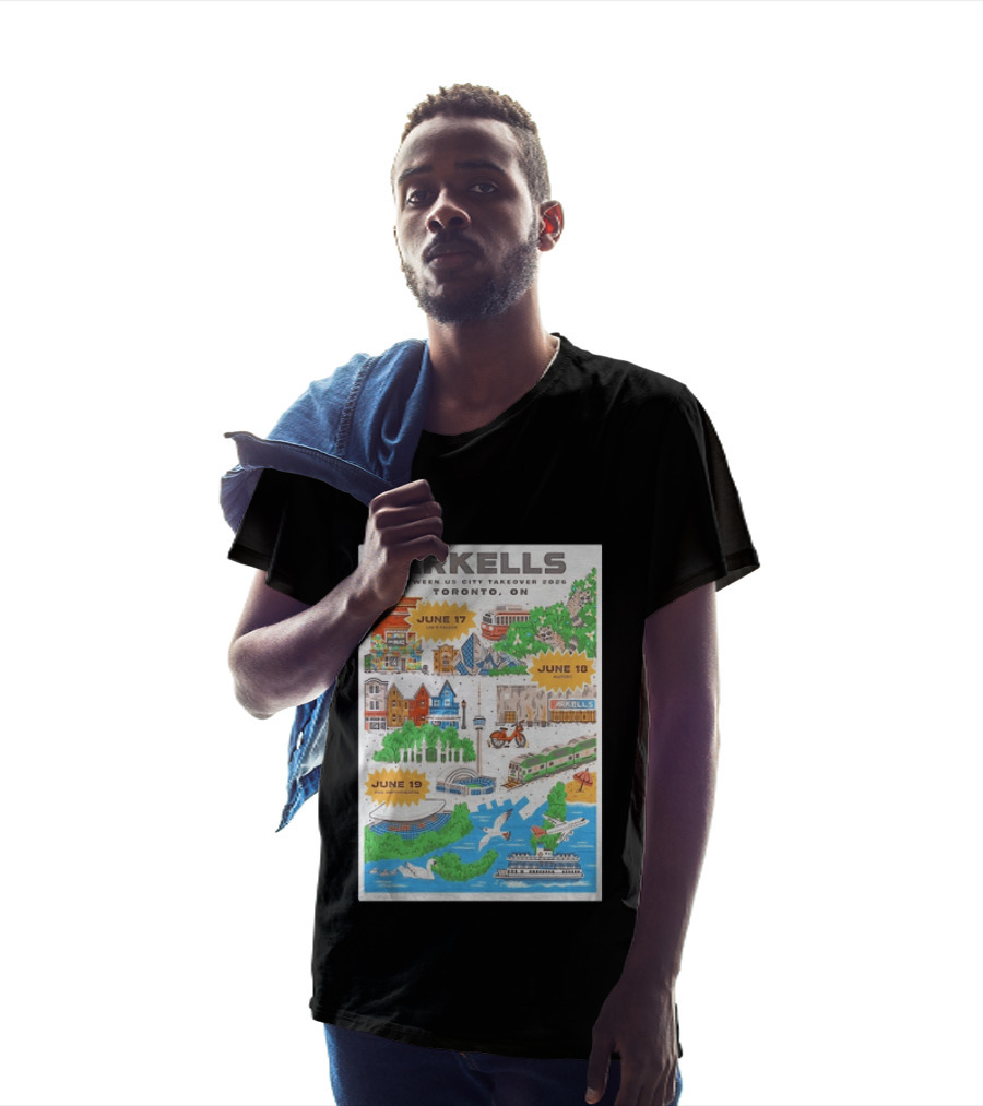 Arkells Between Us City Takeover 2026 Toronto ON June 17 18 19 Lee Palace History Roy Thomson Hall Venue Dates Streetcar CN Tower Green Spaces T-Shirt