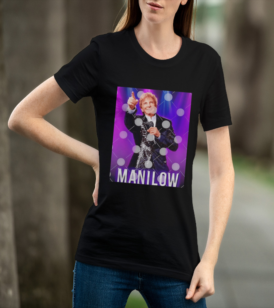 Barry Manilow Starry Stage Performance Concert T-Shirt
