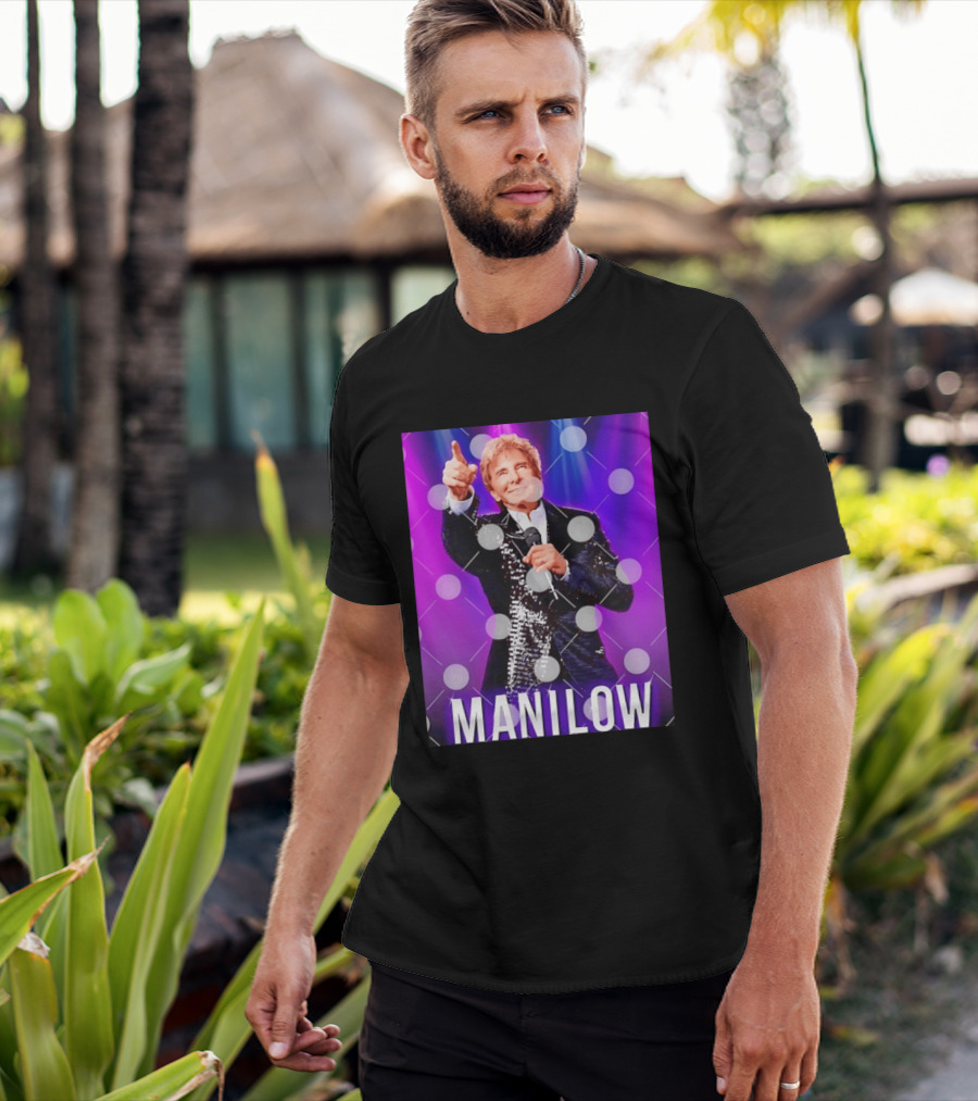 Barry Manilow Starry Stage Performance Concert T-Shirt