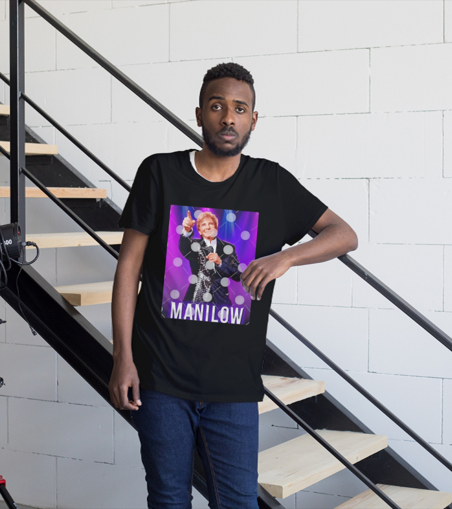Barry Manilow Starry Stage Performance Concert T-Shirt