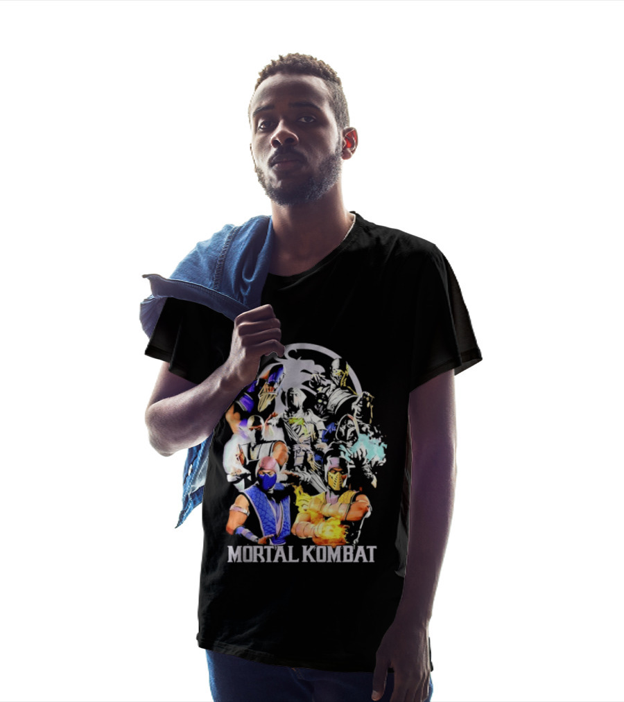 Mortal Kombat Sub Zero Ninja Characters Group T-Shirt