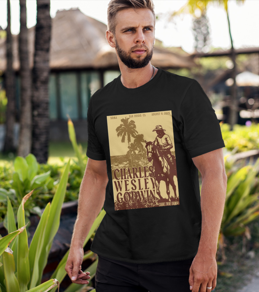 SOMA San Diego CA August 8 2026 Charles Wesley Godwin With Lilly Hiatt T-Shirt