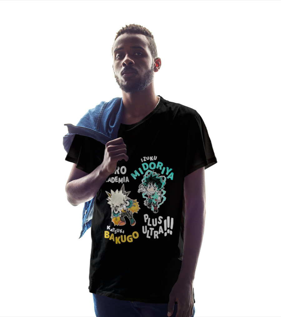 My Hero Academia Izuku Midoriya Katsuki Bakugo Plus Ultra T-Shirt