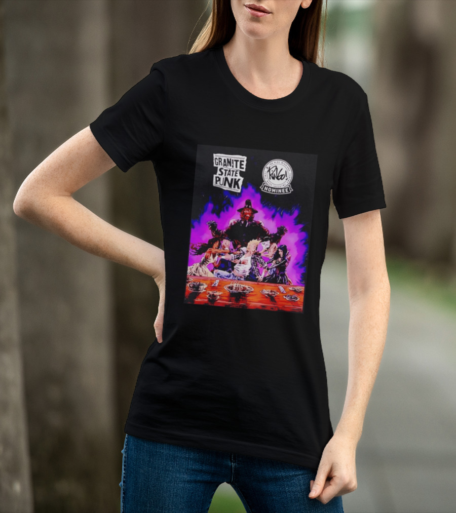 Granite State Punk Mike Wieringo Comic Book Industry Awards Nominee Vibrant Comic T-Shirt